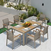 Table & 6 Chaises
