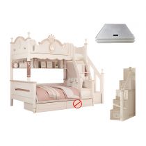 Letto per Bambini + Libreria + Scala + Mobile Scala + Materasso