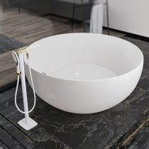 Bathtub & Freestanding Faucet (Ground Water Inlet)