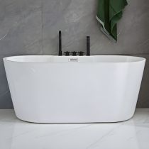 Badewanne & Schwarzes Fünfteiliges Set