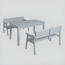 Table & 2 Benches