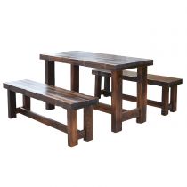 Table & 2 Benches