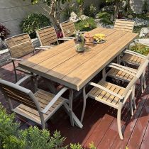 Table+8 chaises
