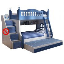 Kids Bed & Bookshelf & Mattress & Trundle Bed & Ladder