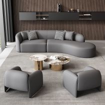 Chair & 3-Seater Sofa & Coffee Table & Side Table