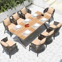 Table+8 chaises