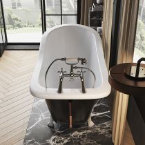 Tub with Deck Faucets