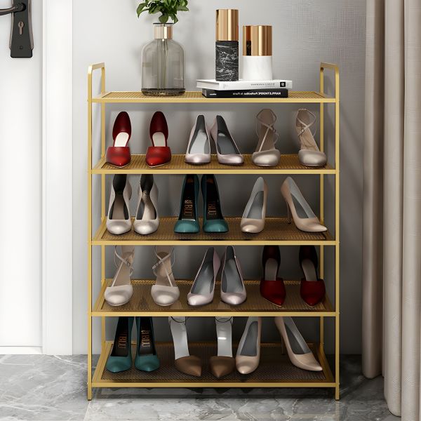 non　イス① 10.63in Wide Metal Shoe Rack, Non-Swivel, 60-Day Limited