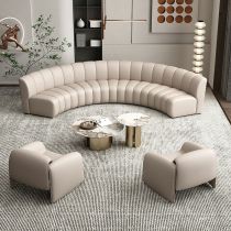 Chair & 5-Seater Sofa & Coffee Table