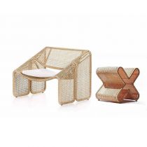 2-Piece Set (Chair & Square Coffee Table)