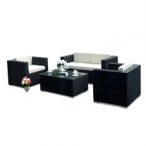 4-Piece Set (Loveseat & 2 Chairs & Coffee Table)