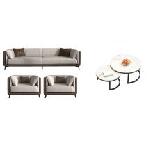 Chair & 3-Seater Sofa & Coffee Table & Side Table