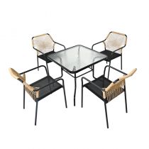 Table & 4 Chaises