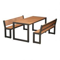 Table & 2 Benches