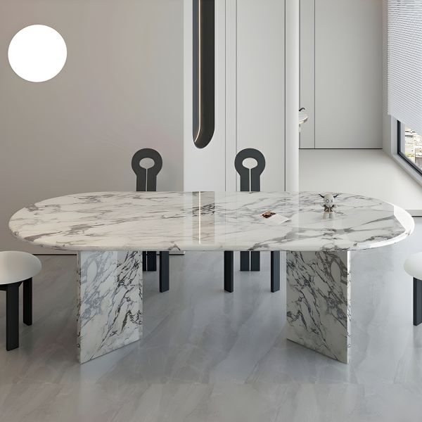 モダンな玄関テーブル 人工大理石の天板、金属ベース、センサーライト  