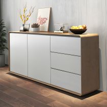 Legno Naturale+Bianco