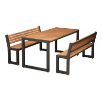 Table & 2 Benches