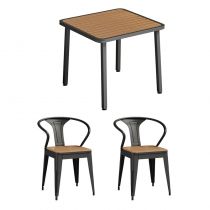 Table & 2 Chaises