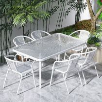 Table & 6 Chaises