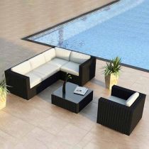 4 pcs (Chair & 3-Seater Sofa & Corner Sofa & Coffee Table)