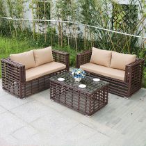 3-Piece Set (2 Loveseats & Coffee Table)