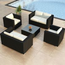 5-Piece Set (2 Chairs & 2 Loveseats & Coffee Table)