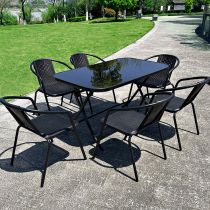 Table & 6 Chaises