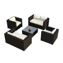 5-Piece Set (2 Chairs & 2 Loveseats & Coffee Table)