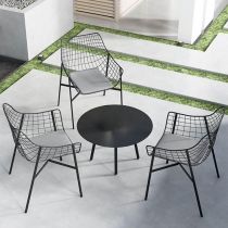 4-Piece Set (3 Chairs & Coffee Table)