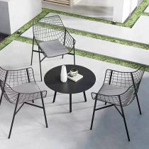 4-delige set (3 stoelen en salontafel)