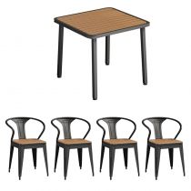 Table & 4 Chaises