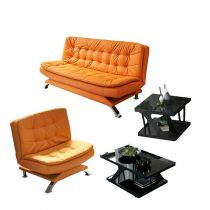 Chair & 3-Seater Sofa & Coffee Table & Side Table