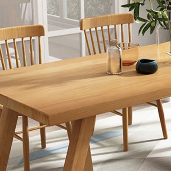 Trendy 3 Pieces Dining Table Set with a Natural Woods