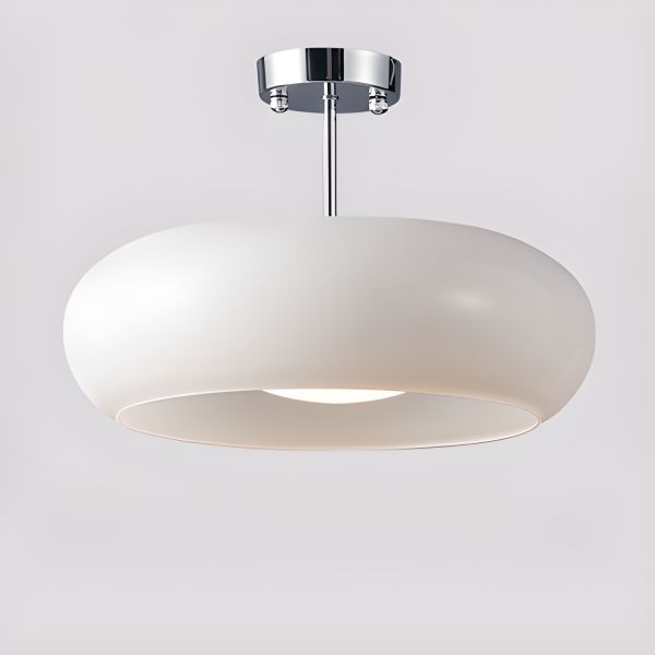 1ライトドラムセミフラッシュマウントダイレクトワイヤード電気天井