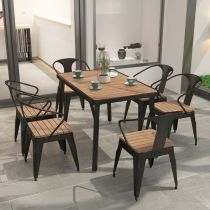 Table & 6 Chaises