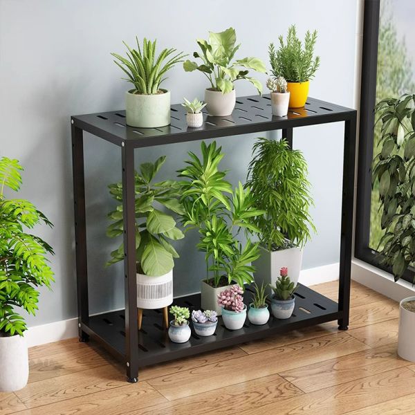 Multi-Level Industrial Rectangle Metal Flower Rack , 39