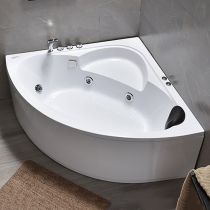 Badewanne & 5-Teiliges Set in Silber