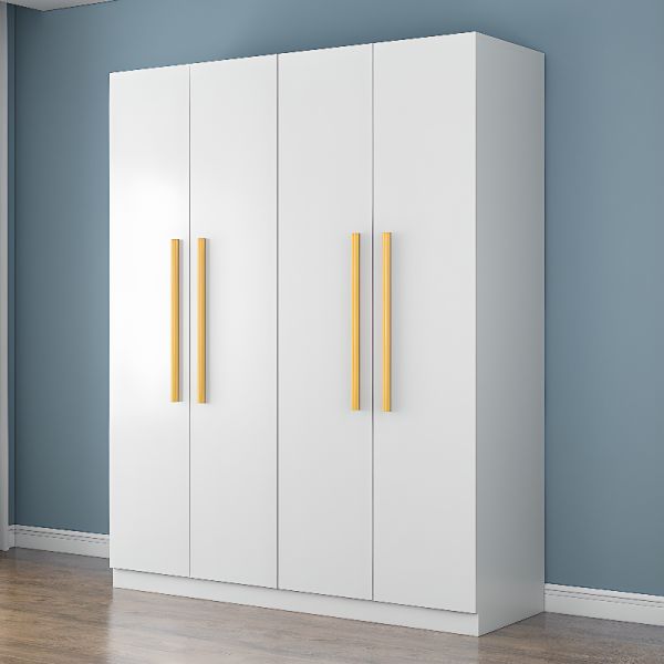 Simple Unattached Lumber Wardrobe Closet with Soft Close