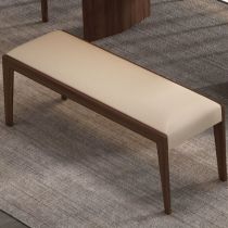 Beige/ Walnut