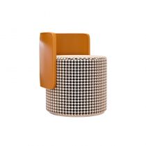 Orange Houndstooth