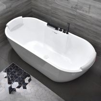 Tub with Deck Faucets