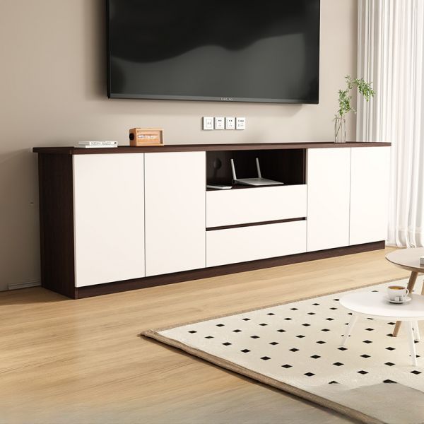 テレビ台キャビネット テレビキャビネット 木製 ラタン モダン