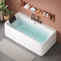 Badewanne & Schwarzes Fünfteiliges Set