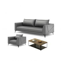 Chair & 3-Seater Sofa & Coffee Table