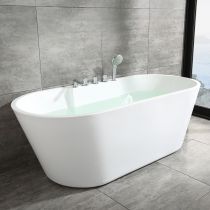 Tub with Deck Faucets