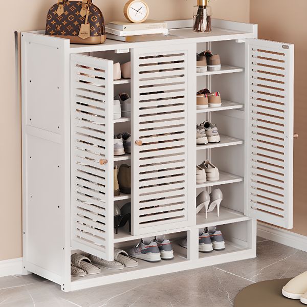 Farmhouse Bambusa Standalone Shoe Storage Cabinet with Variable