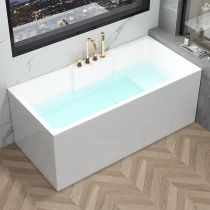 Tub with Gold 4-Piece Set