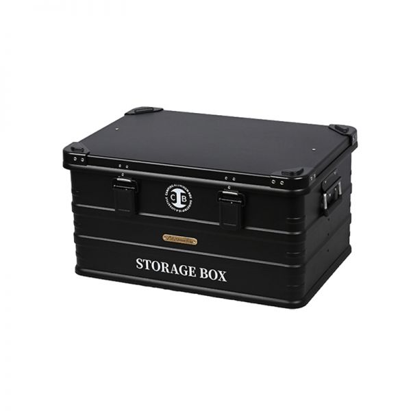 Robuste Metalltruhe Aufbewahrungsbox mit Schloss und Soft-Close-Scharnieren