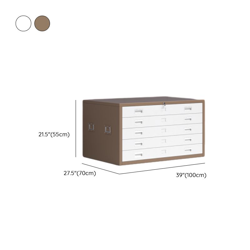 Steel Filing Cabinet Series With Soft-Close Drawers And Key Lock Dimensions