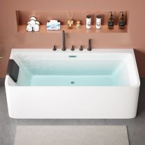 Tub with Gray 5-Piece Set